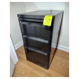 PLASTIC 3 DRAWER FILE CABINET