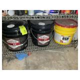 PAIR OF 4 GALLON MOHAWK M92X FLOORING ADHESIVE AND