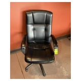 5 STAR BASE OFFICE CHAIR, SOME DAMAGE TO ARMRESTS