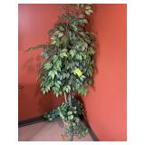 ARTIFICIAL FICUS TREE, APPROX 76 IN TALL