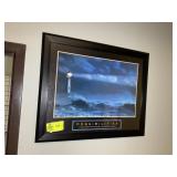 FRAMED AND MATTED PRINT TITLED POSSIBILITIES, 32 I