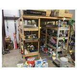 LARGE WOODEN STORAGE RACK, 96 IN X 91 IN X 84.5 IN