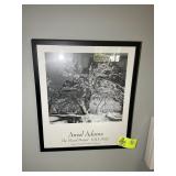 FRAMED POSTER, ANSEL ADAMS THE MURAL PROJECT 1941-