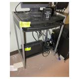 METAL FRAMED COMPUTER DESK 25 IN X 16 IN X 31.5 IN