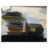 LARGE GROUP OF OFFICE SUPPLIES, HANGING FILE FOLDE