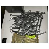 GROUP OF MISC WRENCHES, VARIOUS BRANDS, AND SIZES