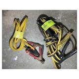 TWO PAIR OF JUMPER CABLES
