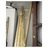 GROUP OF MISC LUMBER, 2X MATERIAL, PORCH RAIL PICK