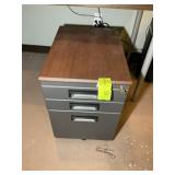3 DRAWER ROLLING UNDER DESK ORGANIZER, 16 IN X 22
