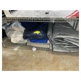 GROUP OF TARPS AND DROP CLOTHS