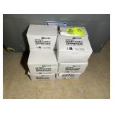 GROUP OF BLUE CLAW TAPE ZIPPERS