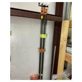 PAIR OF PIPE CLAMPS, 48 IN