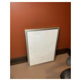 PAIR OF DRY ERASE BOARDS, 35 IN X 23 IN AND 24 IN