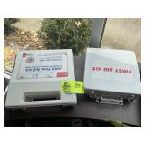 TWO FIRST AID KITS, SOME CONTENTS