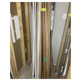 LARGE GROUP OF PRIMED AND UNPRIMED TRIM, QUARTER R