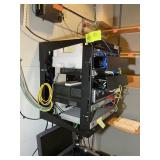 HOFFMAN ENCLOSURES SERVER RACK, NO CONTENTS, 21 IN