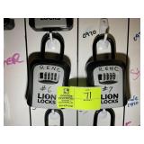 PAIR OF COMBINATION LOCK BOXES