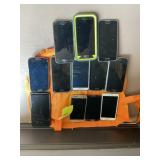 GROUP OF USED CELL PHONES, SAMSUNG