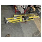 PAIR OF ADJUSTABLE HEIGHT STILTS