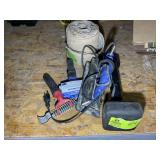 GROUP OF CARPET SEAMING TOOLS, ROLLER, HOT PLATE,