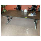 LARGE CONFERENCE ROOM TABLE, 96 IN X 48 IN X 30 IN