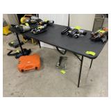 COSCO BLACK 6 FT FOLDING PLASTIC TABLE