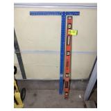 JOHNSON 4 FT LEVEL AND MAYS BROTHERS SQUARE