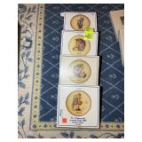 MJ HUMMEL DECORATIVE PLATES, 1980-1983, WITH ORIGI
