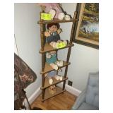5 TIER CORNER SHELF, NO CONTENTS, 20 IN X 11 IN X