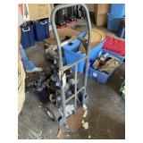 FOUR-WHEEL GRAY CONVERTIBLE HAND CART