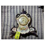 ANSONIA CLOCK COMPANY, WITH HAND PAINTED ROYAL BON