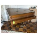 LOWREY BABY GRAND PIANO WITH BENCH, CONCERT ONE, S