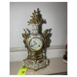 MARIE ANTOINETTE MANTEL CLOCK, 16.5 IN TALL