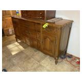 THOMASVILLE 5 DRAWER 2 DOOR BUFFET, 64 IN X 20 IN