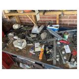 CONTENTS ON TOP OF WORKBENCHES AND SHELVES SQUARES