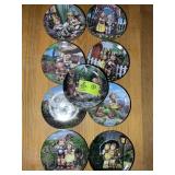 GROUP OF 9 THE DANBURY MINT M.J. HUMMEL DECORATIVE