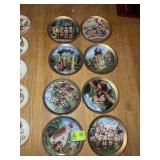 GROUP OF 8 THE DANBURY MINT M.J. HUMMEL DECORATIVE