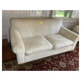 TWO CUSHION SOFA, APPROX 73 IN, UPHOLSTERED
