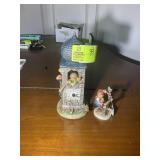 MJ HUMMEL CENTURY COLLECTION CLOCK 13 IN TALL, DAM