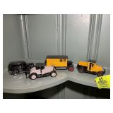 GROUP OF VINTAGE VEHICLE REPLICAS