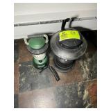 PAIR OF BATTERY POWERED LANTERNS, ONE DAMAGED