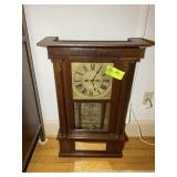 SPENCER AND WOOSTER 8 DAY REPEATING BRASS CLOCK, 2