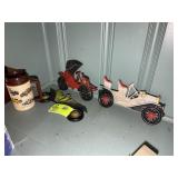 GROUP OF CAST ALUMINUM CARS, MIDWEST CAST ALUMINUM