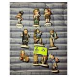 GROUP OF MJ HUMMEL FIGURINES, APPROX 5 IN TALL