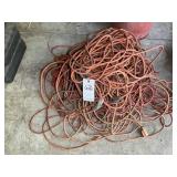 GROUP OF ASSORTED EXTENSION CORDS WITH DAMAGE