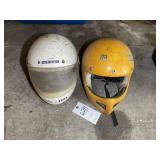 PAIR OF VINTAGE FULL FACE HELMETS
