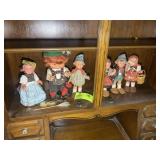 GROUP OF VINTAGE HUMMEL WERK DOLLS, ETC