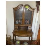 THOMASVILLE, TWO DOOR 7 DRAWER DESK WITH HUTCH, 36