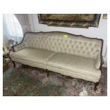 GLOBE FURNITURE, FRENCH PROVINCIAL STYLE UPHOLSTER