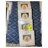 MJ HUMMEL DECORATIVE PLATES, 1986-1989, WITH ORIGI